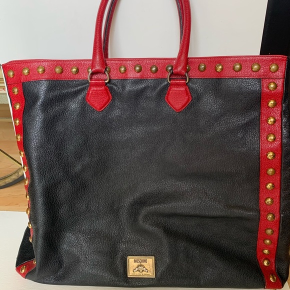 Authentic Vintage Moschino Leather is Forever Tote - Picture 6 of 10
